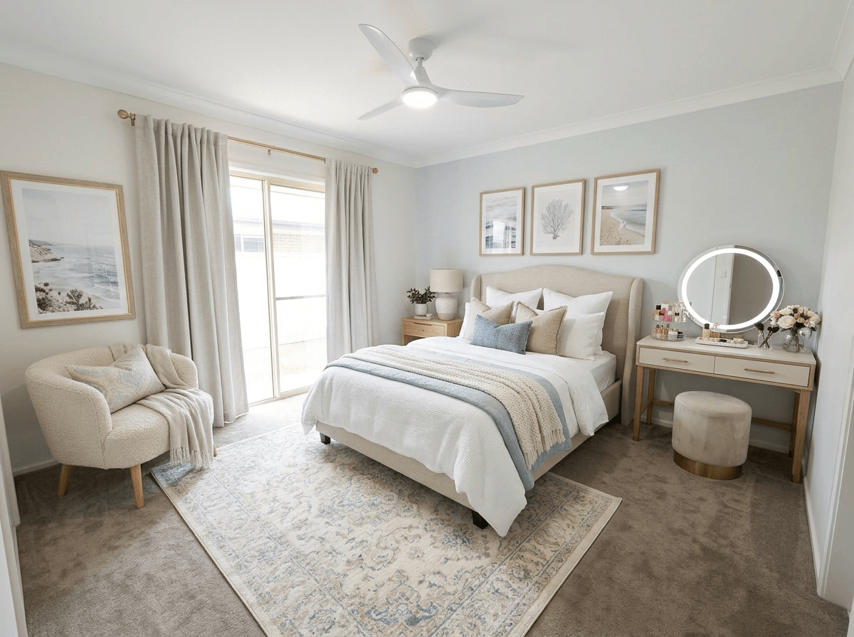 Interior design in Bohemian style — Bedroom by GenRoom AI