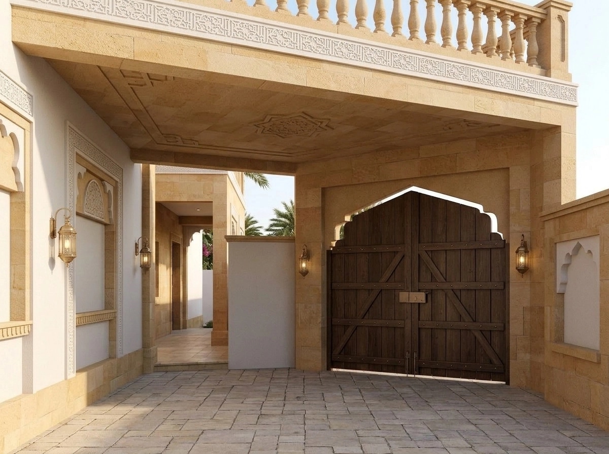 Facade design in Arabian Facade style — Facade by GenRoom AI
