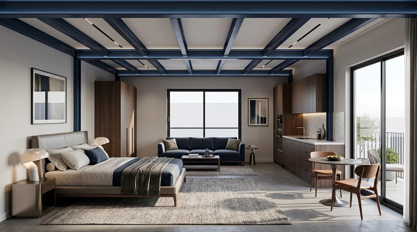 Interior design in Contemporary style — studio by GenRoom AI