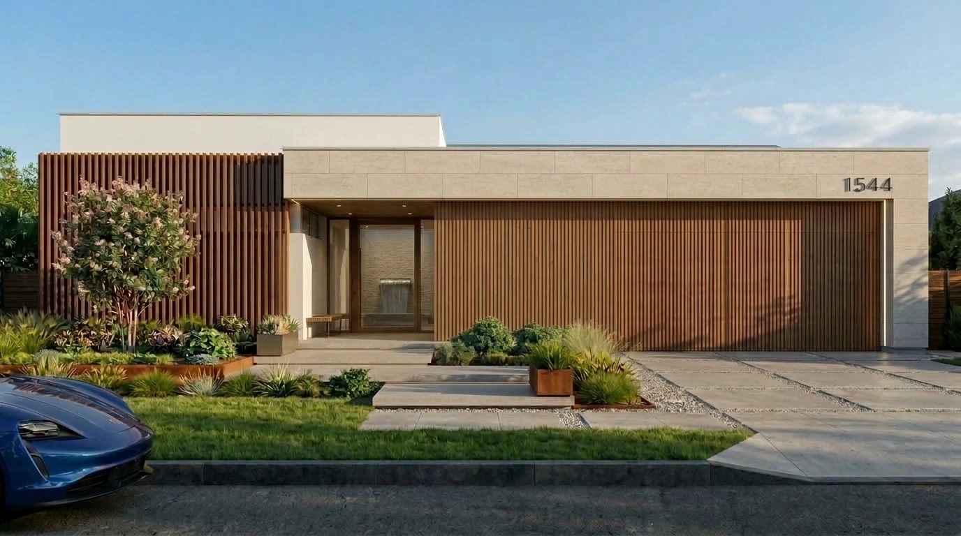 Contemporary Facade Facade design — facade photo by GenRoom AI