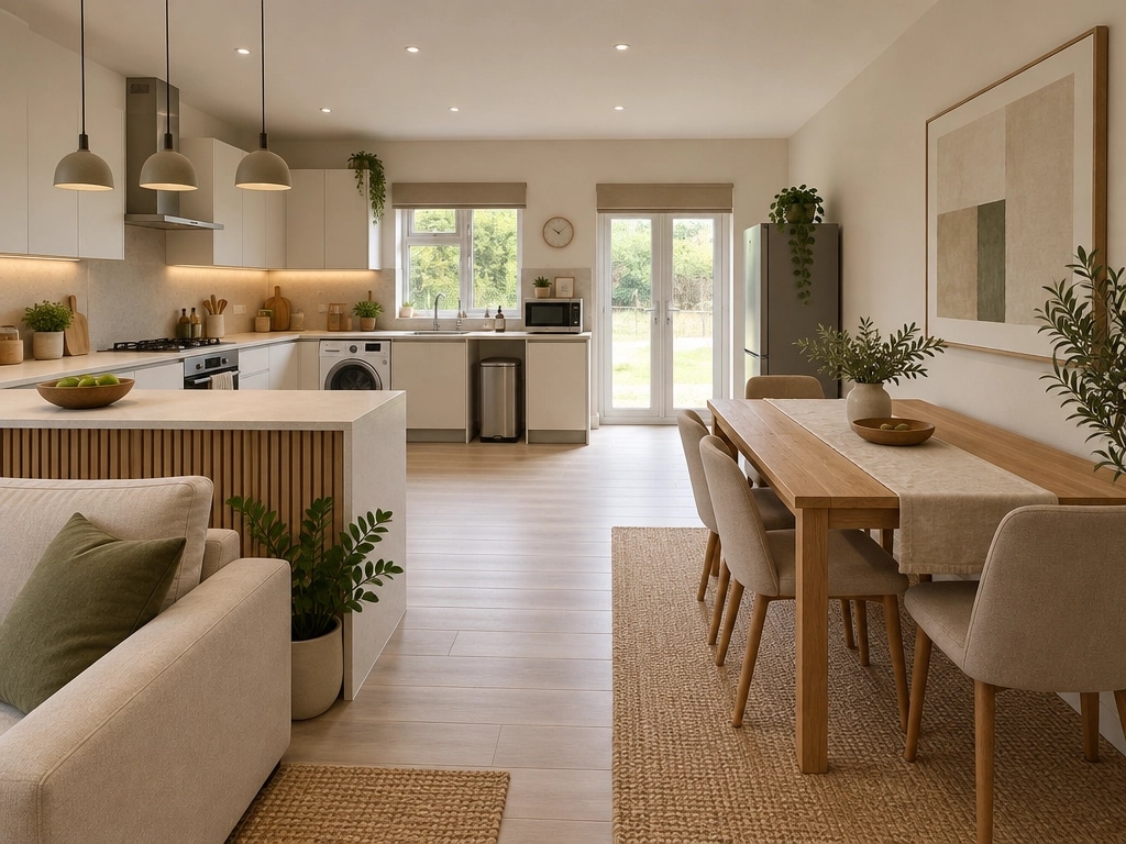 Minimalism Kitchen design — interior photo by GenRoom AI