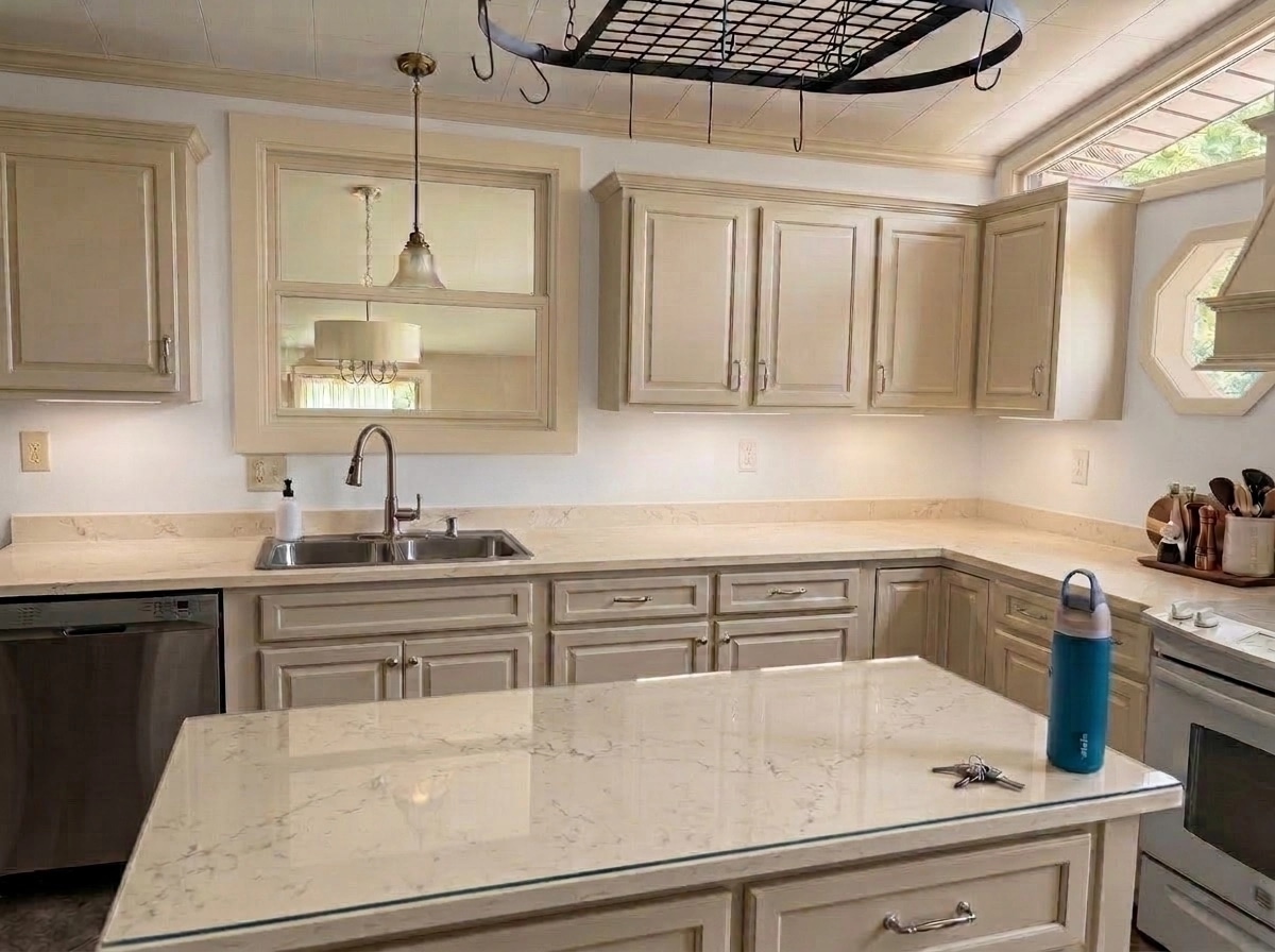 Transitional Kitchen design — interior photo by GenRoom AI