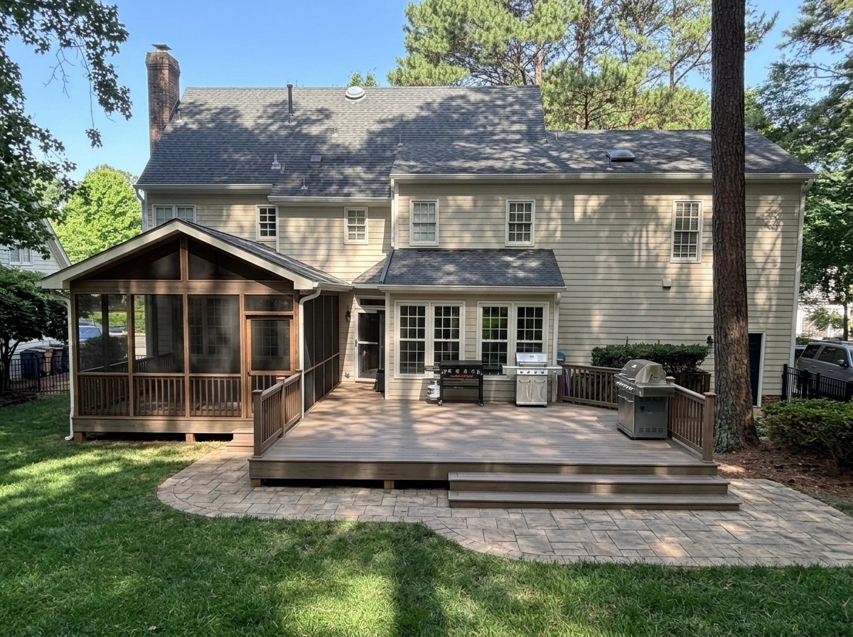 Yard design in no_style style — photo by GenRoom AI