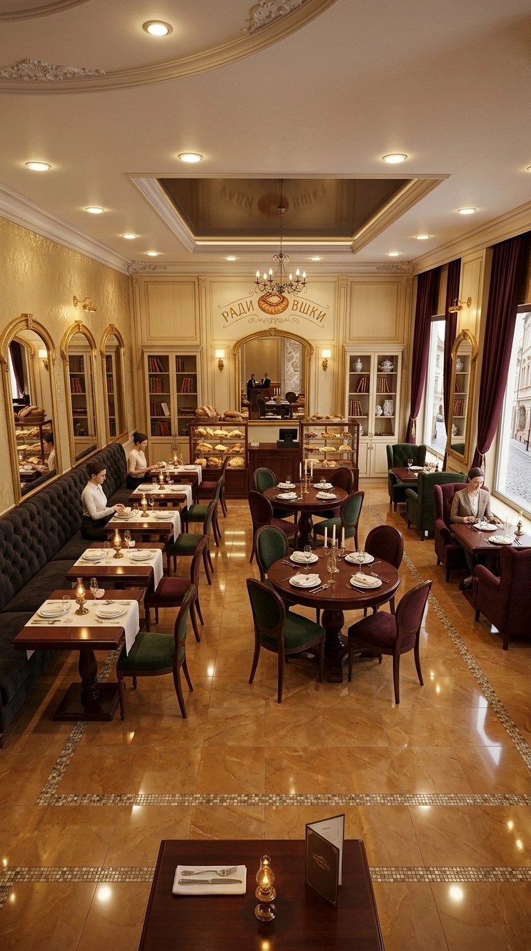 Interior design in Classic style — restaurant by GenRoom AI