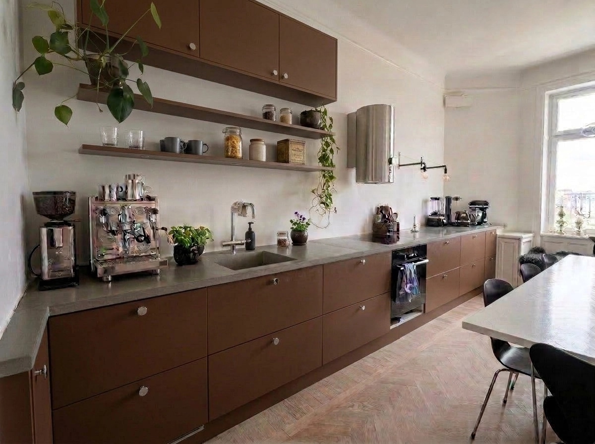 Minimalism Kitchen design — interior photo by GenRoom AI