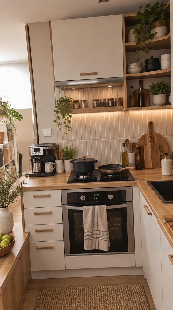 Interior design in Japandi style — Kitchen by GenRoom AI