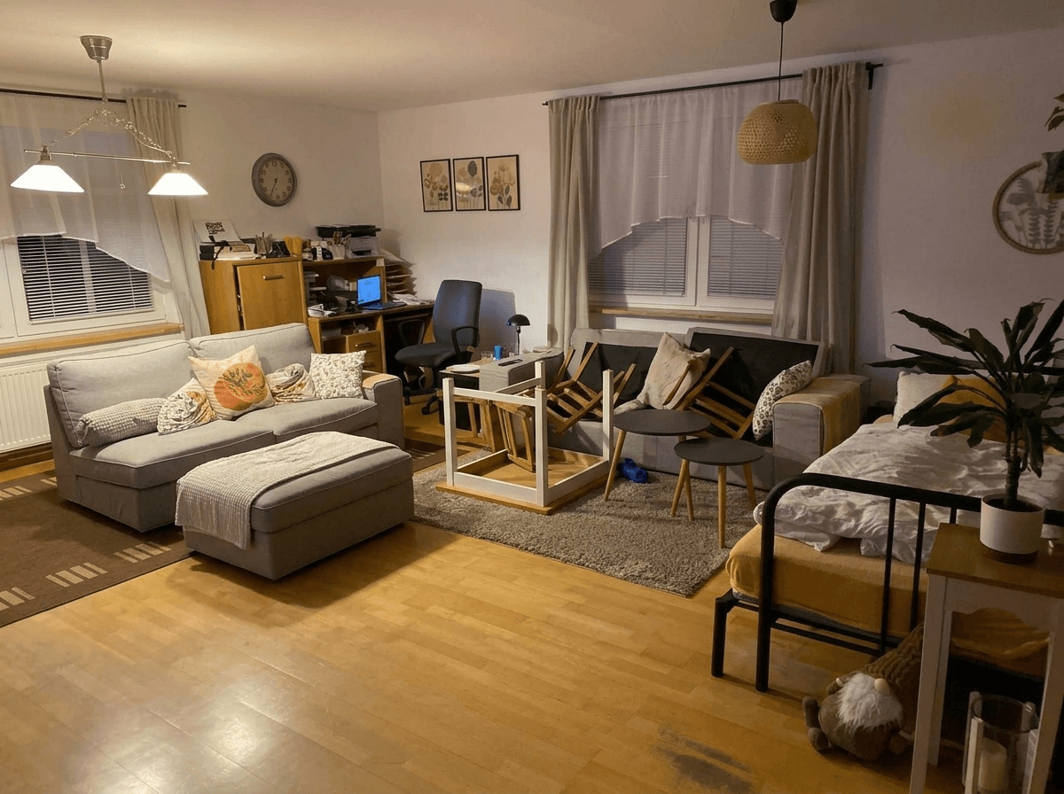 Interior design in Contemporary style — Living Room by GenRoom AI