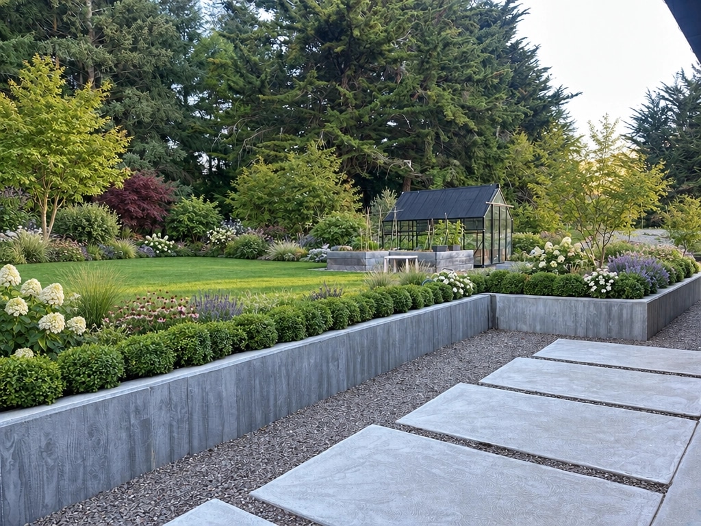 Landscape design in Contemporary Yard style — Yard by GenRoom AI