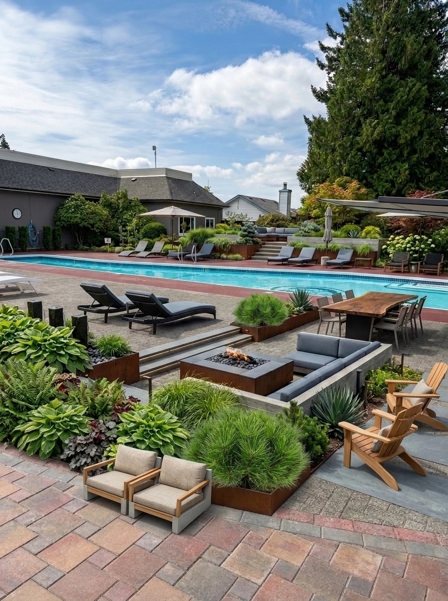 Contemporary Yard Yard design — yard photo by GenRoom AI
