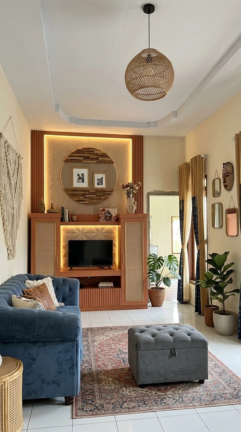Interior design in Bohemian style — other by GenRoom AI