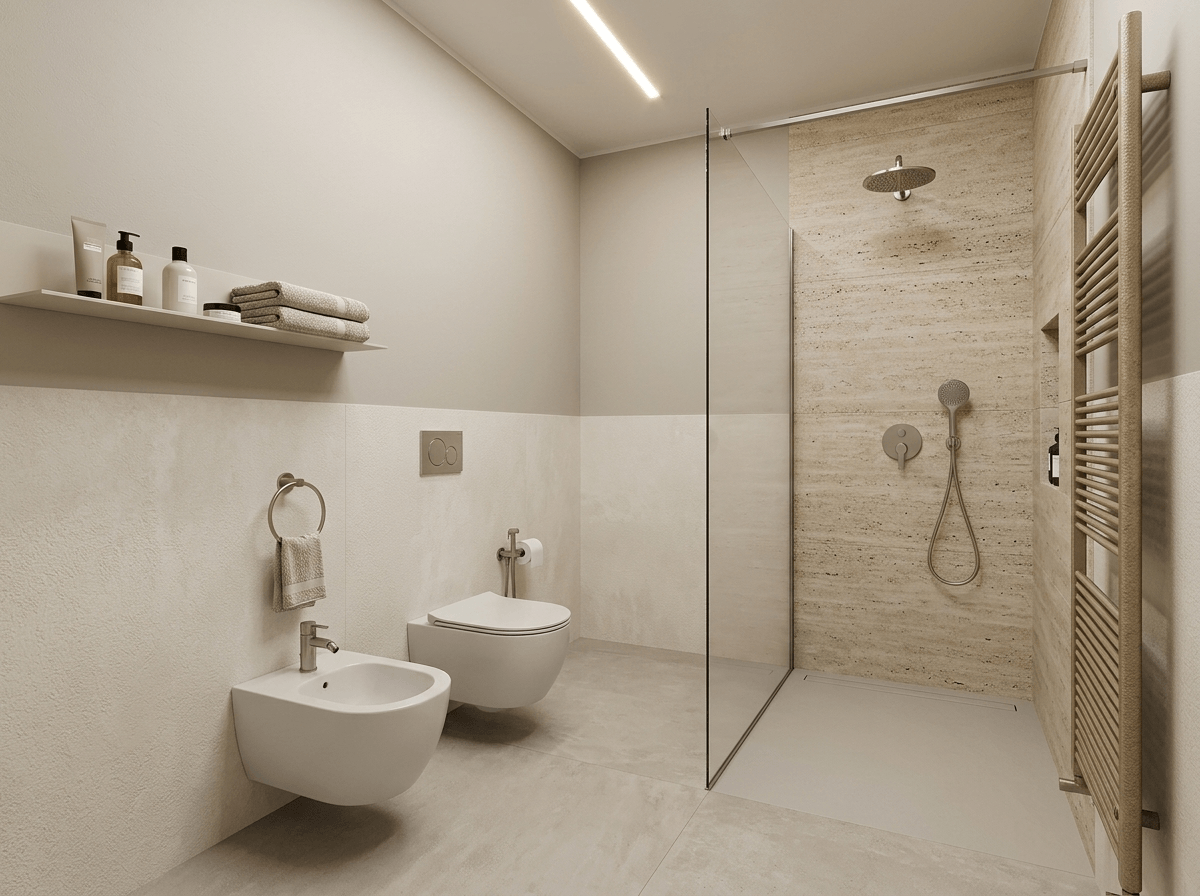 Bathroom interior in no_style style — photo by GenRoom AI