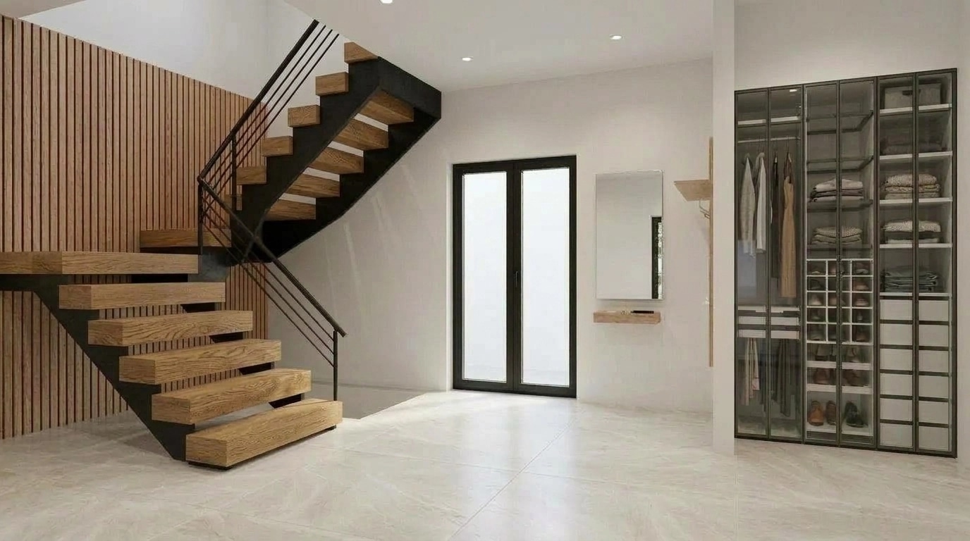 Hallway interior in no_style style — photo by GenRoom AI