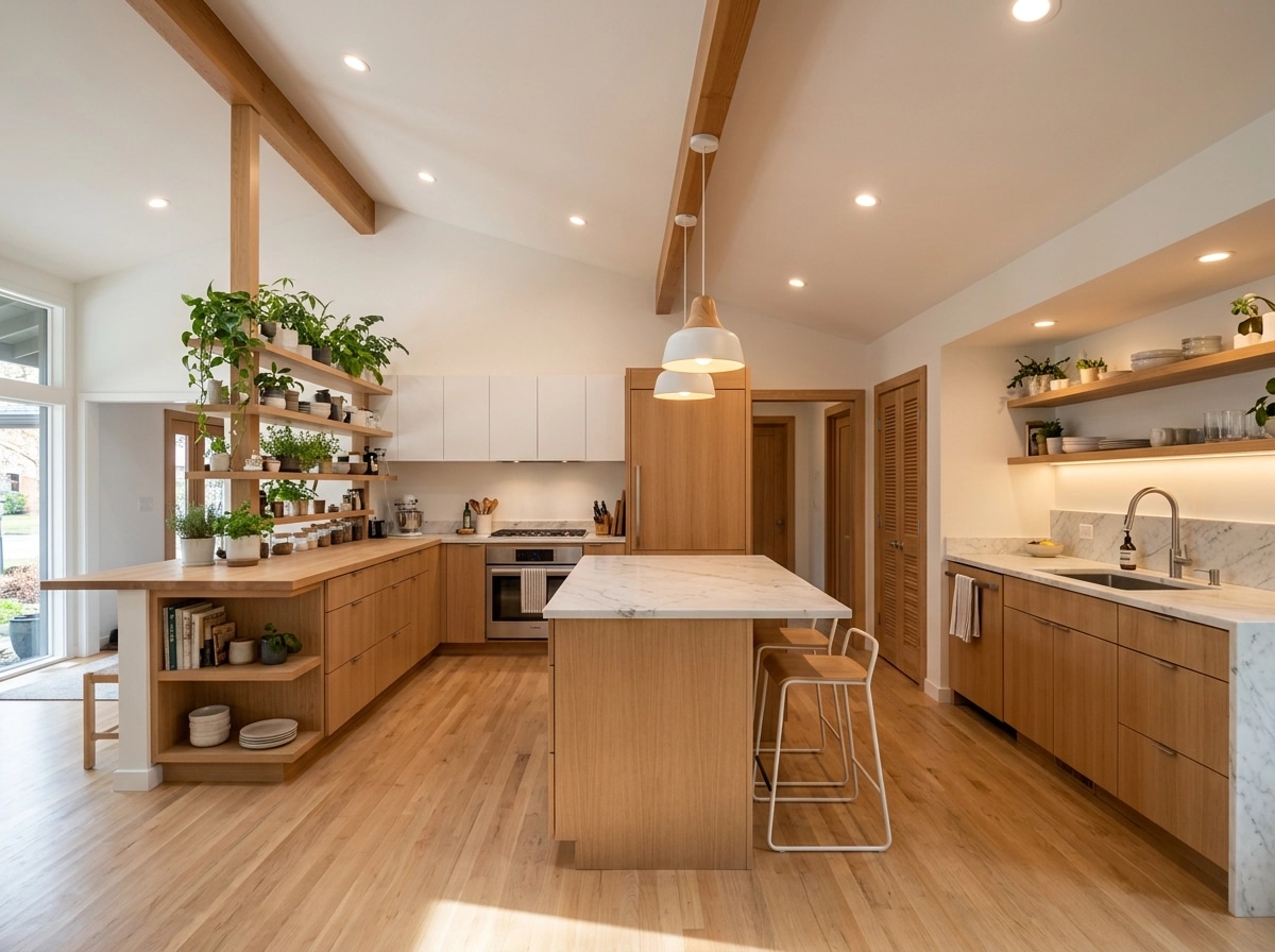 Kitchen interior in no_style style — photo by GenRoom AI