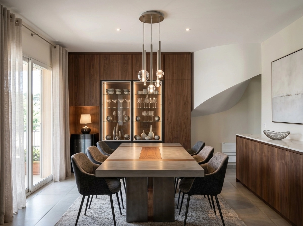 Interior design in Contemporary style — dining_room by GenRoom AI