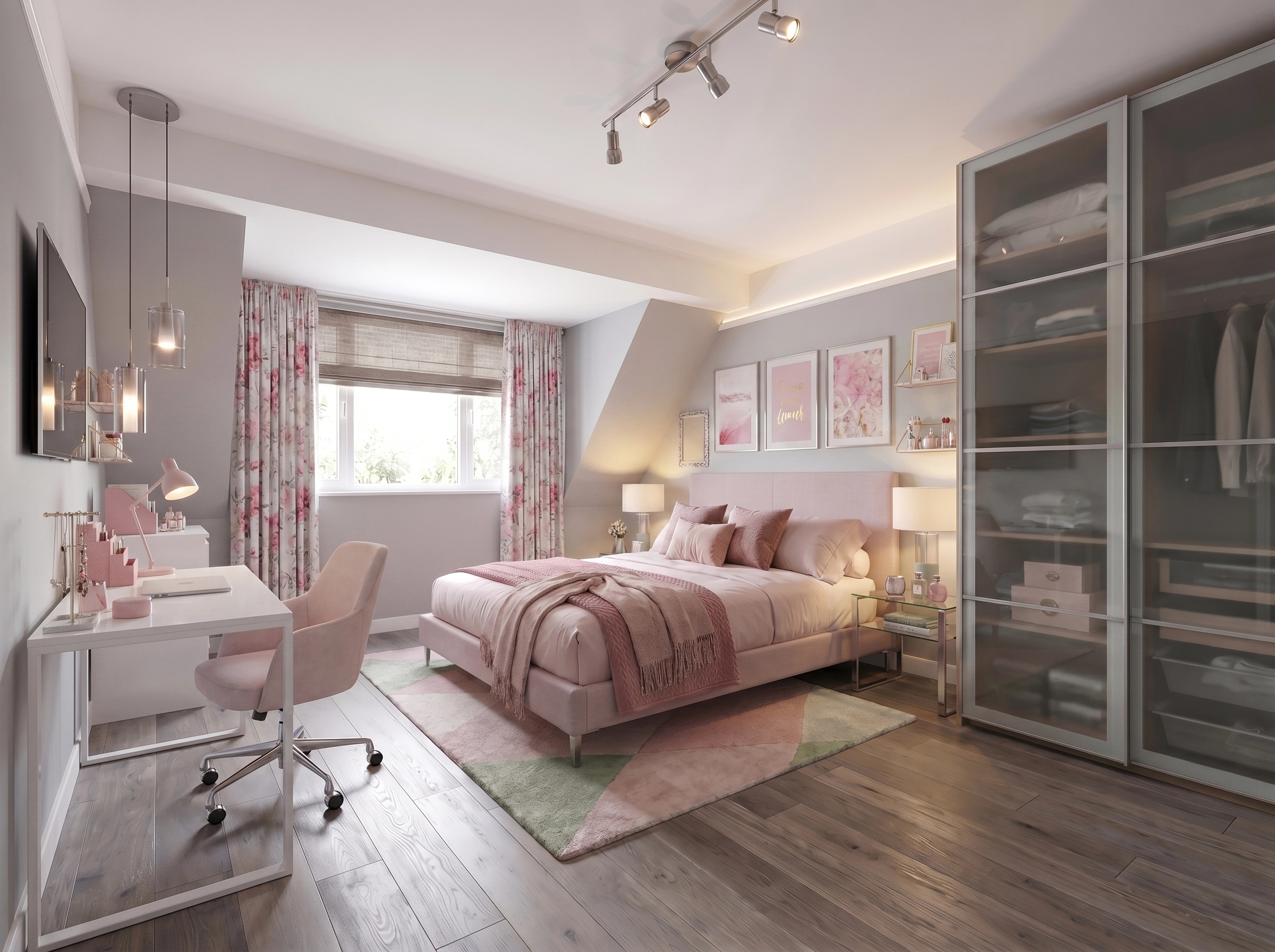 Contemporary Bedroom design — interior photo by GenRoom AI