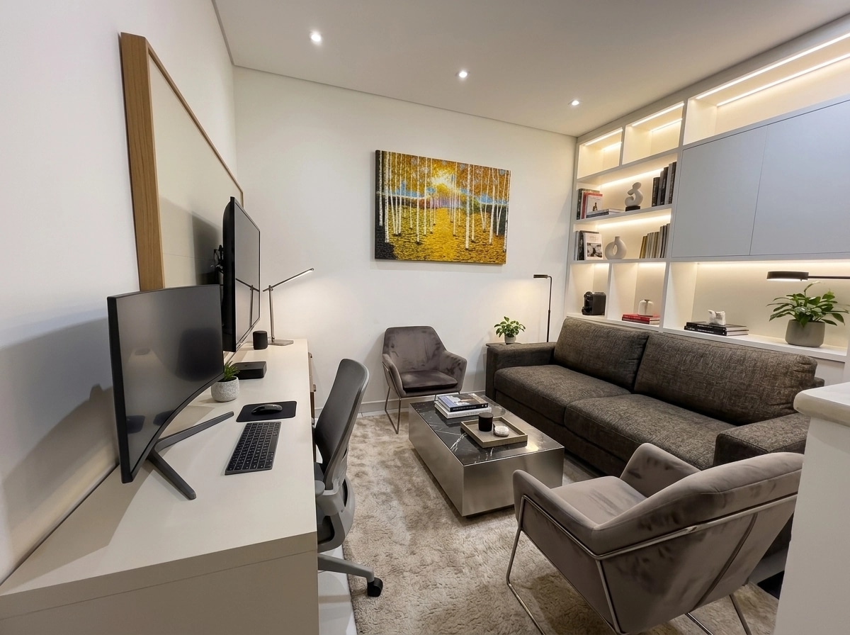 Interior design in Contemporary style — Living Room by GenRoom AI