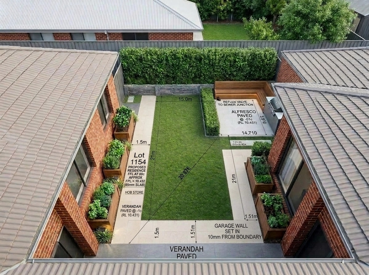 Contemporary Yard Yard design — yard photo by GenRoom AI