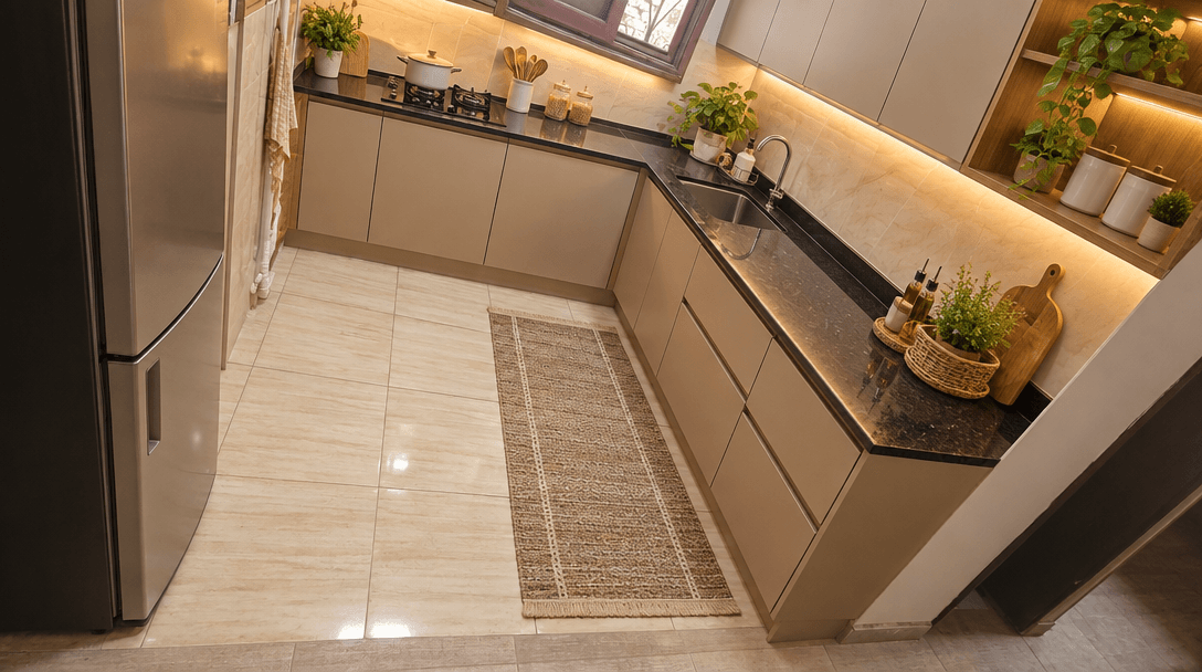 Kitchen interior in no_style style — photo by GenRoom AI
