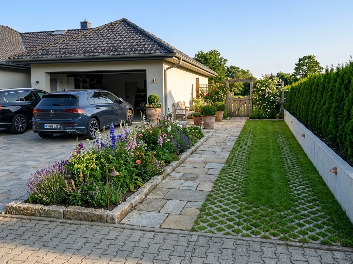 Country Rustic Garden Yard design — yard photo by GenRoom AI