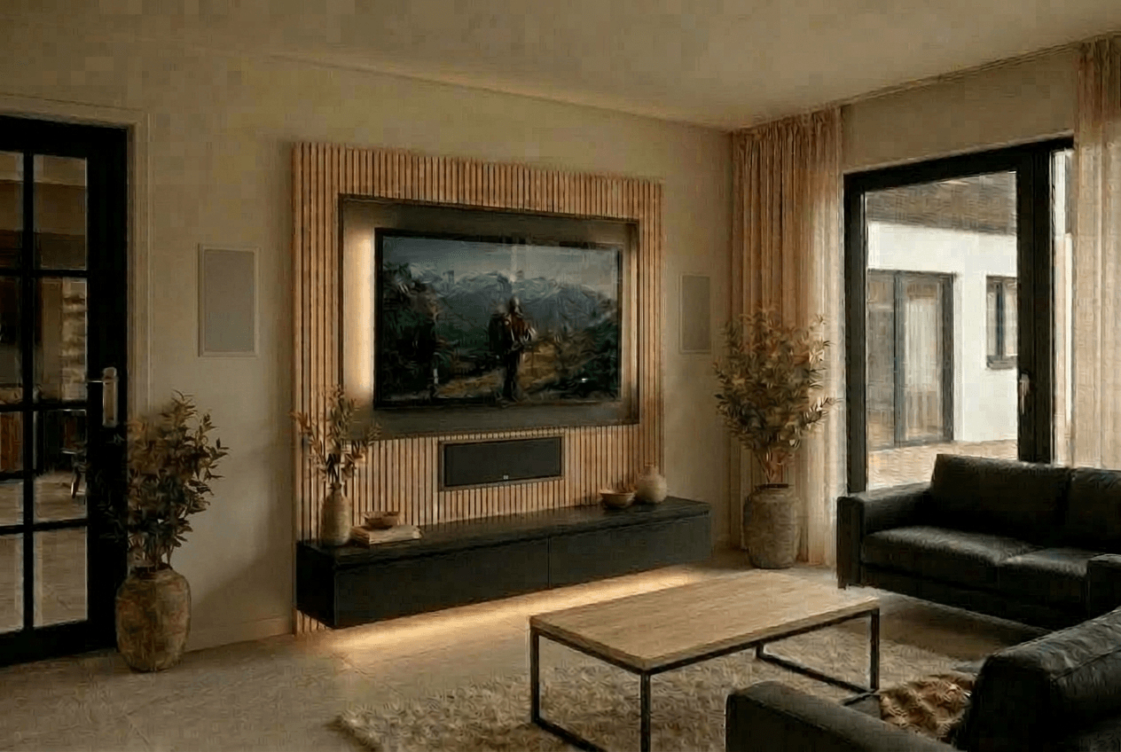 Interior design in Japandi style — Living Room by GenRoom AI