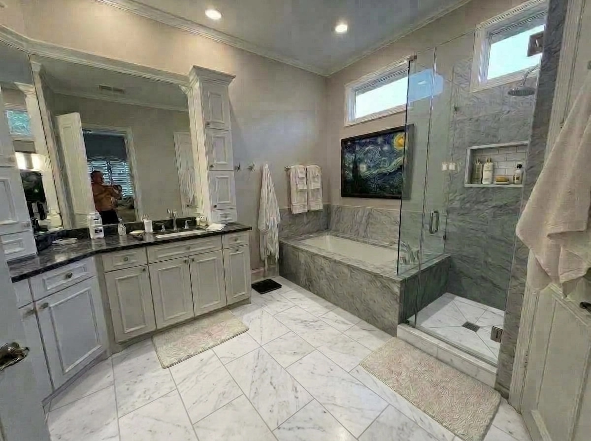Bathroom interior in no_style style — photo by GenRoom AI