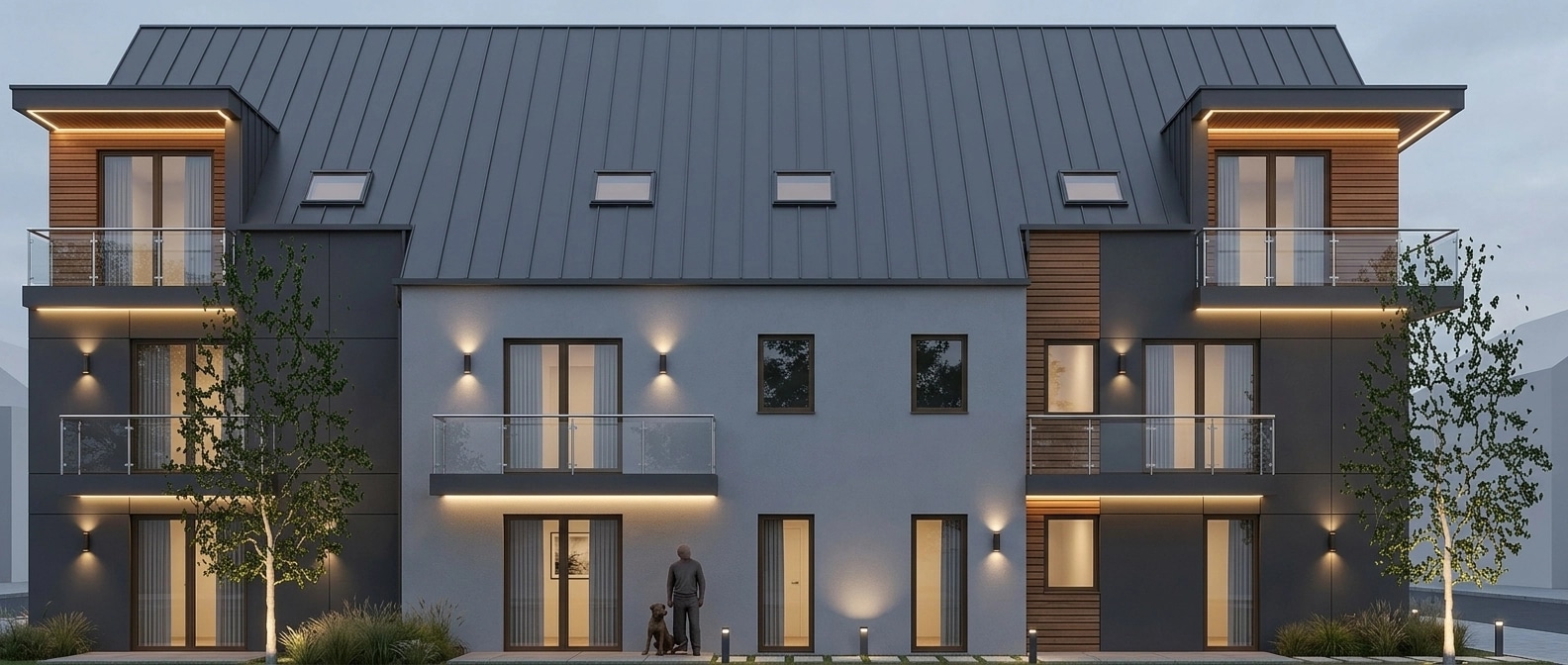 Contemporary Facade Facade design — facade photo by GenRoom AI