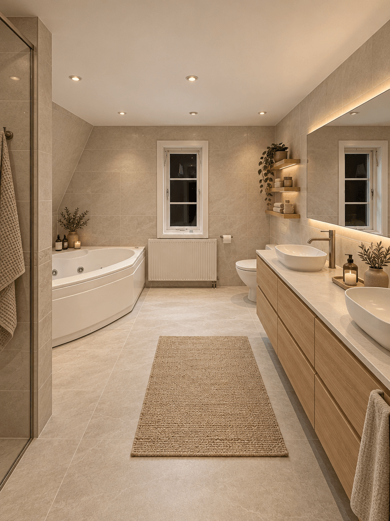 Interior design in Scandinavian style — Bathroom by GenRoom AI