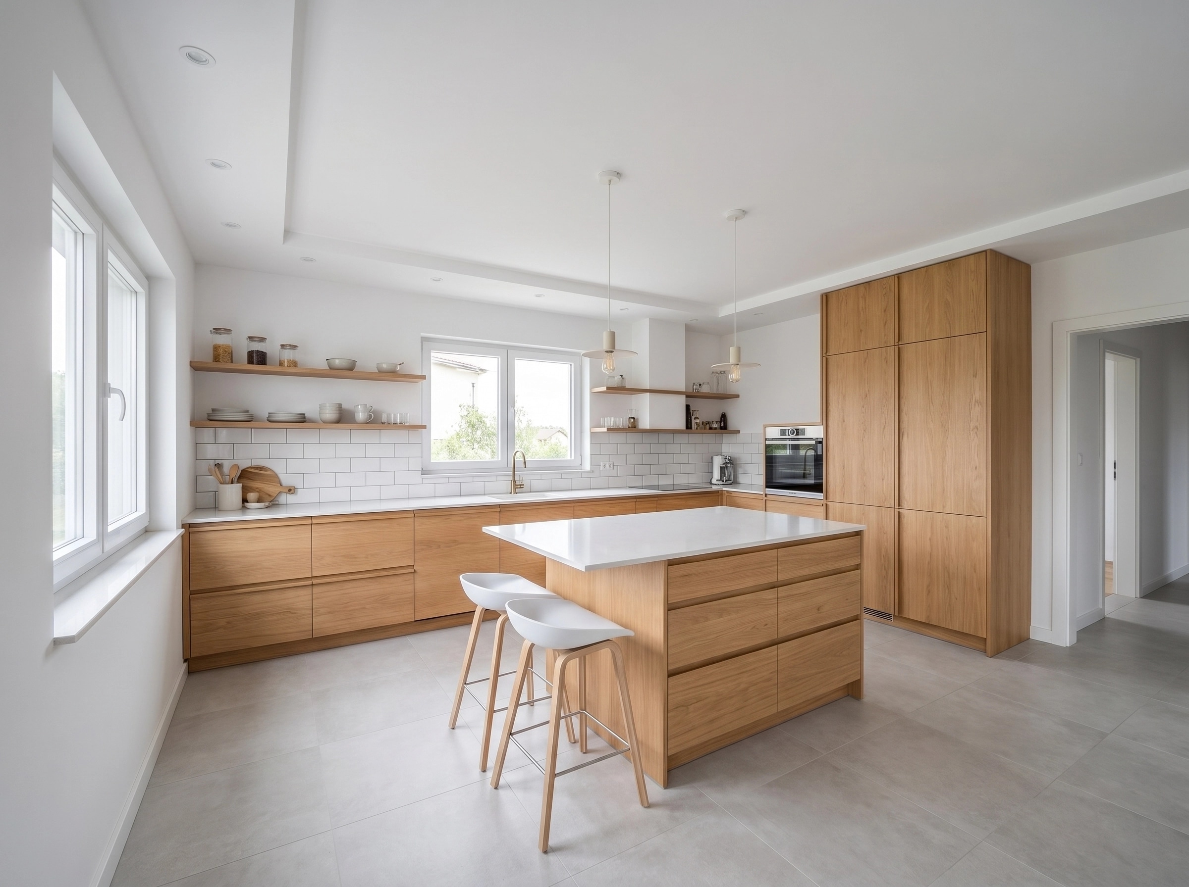 Scandinavian Kitchen design — interior photo by GenRoom AI