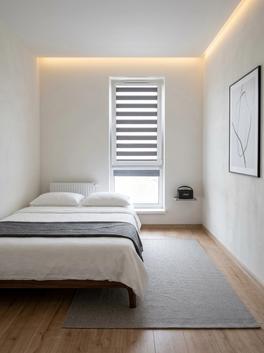 Minimalism Bedroom design — interior photo by GenRoom AI