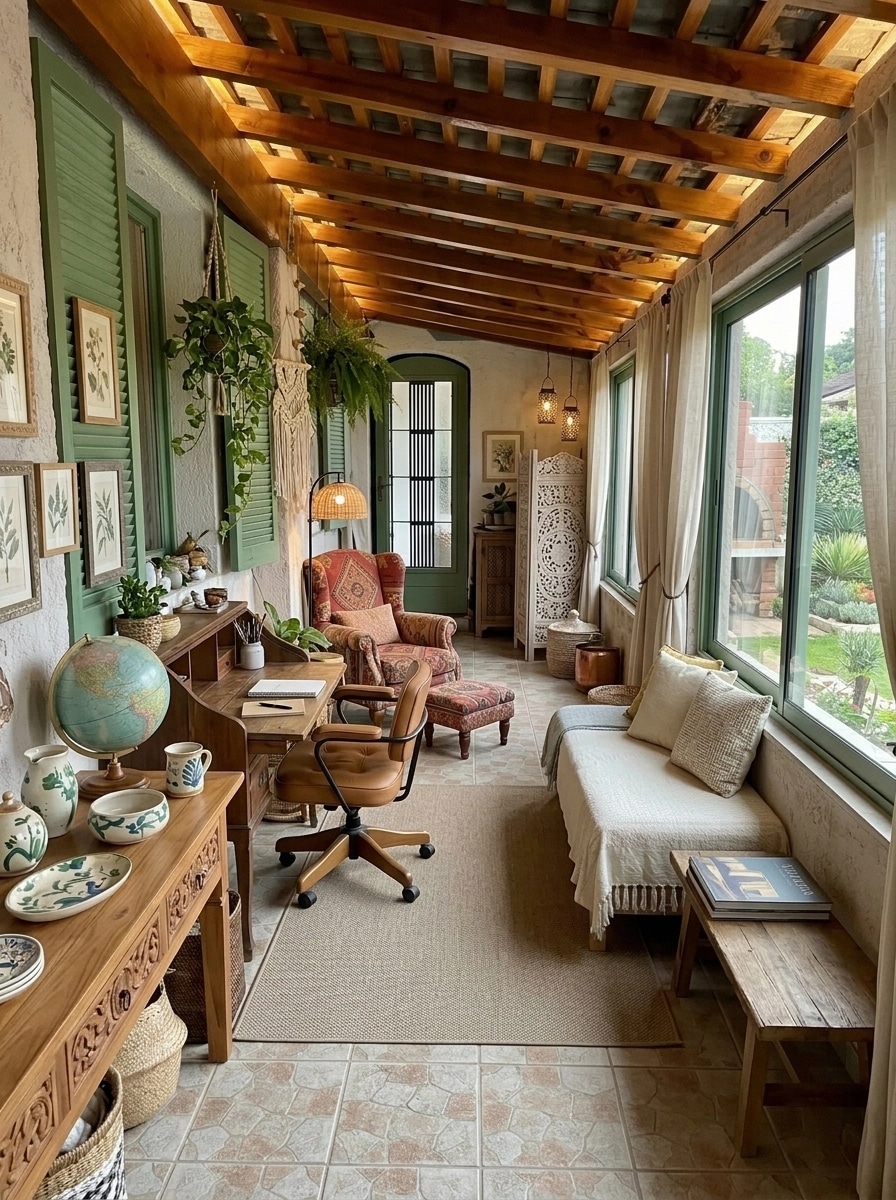 Interior design in Bohemian style — other by GenRoom AI