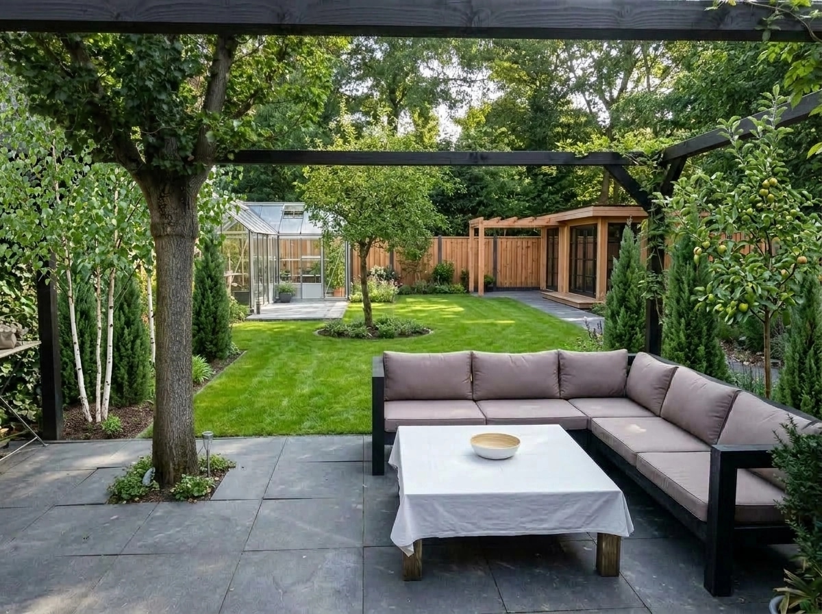 Yard design in no_style style — photo by GenRoom AI