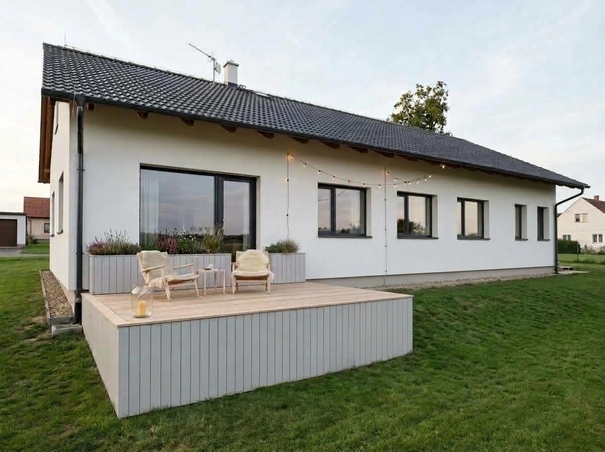 Interiördesign i stilen Scandinavian — terrace av GenRoom AI