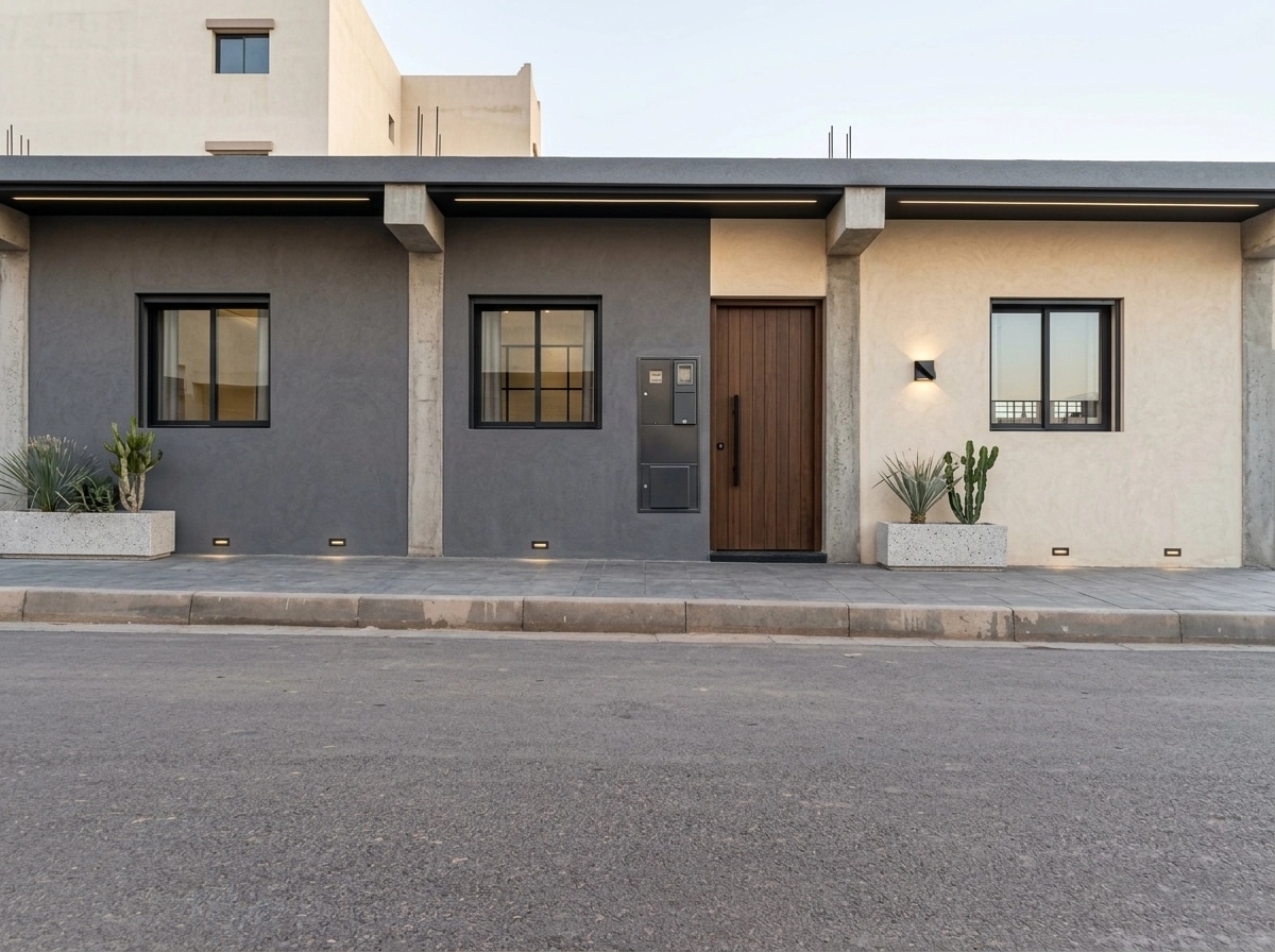 Minimalist Facade Facade design — facade photo by GenRoom AI