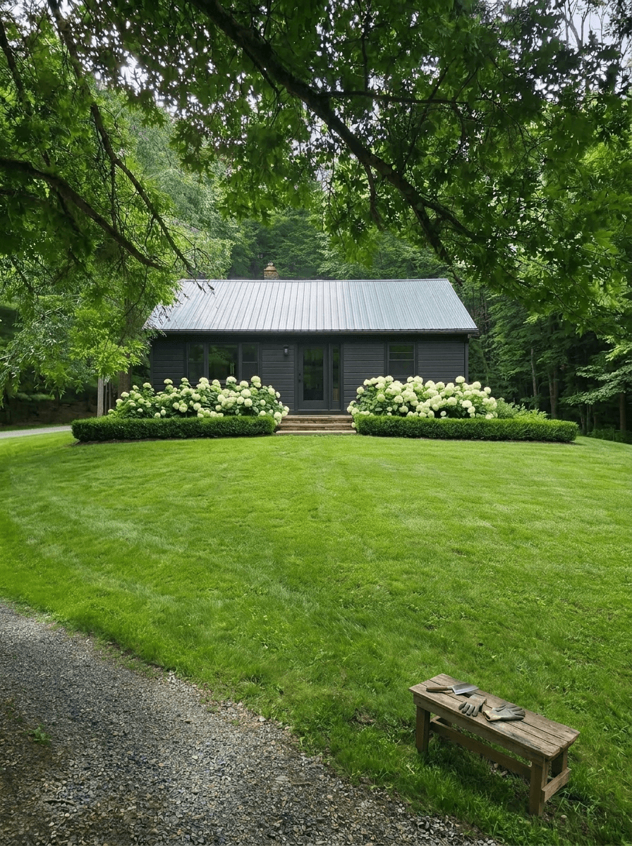 Yard design in Eco Natural Garden style — photo by GenRoom AI