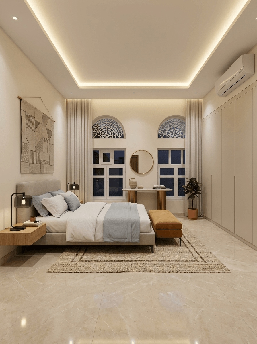 Contemporary Bedroom design — interior photo by GenRoom AI