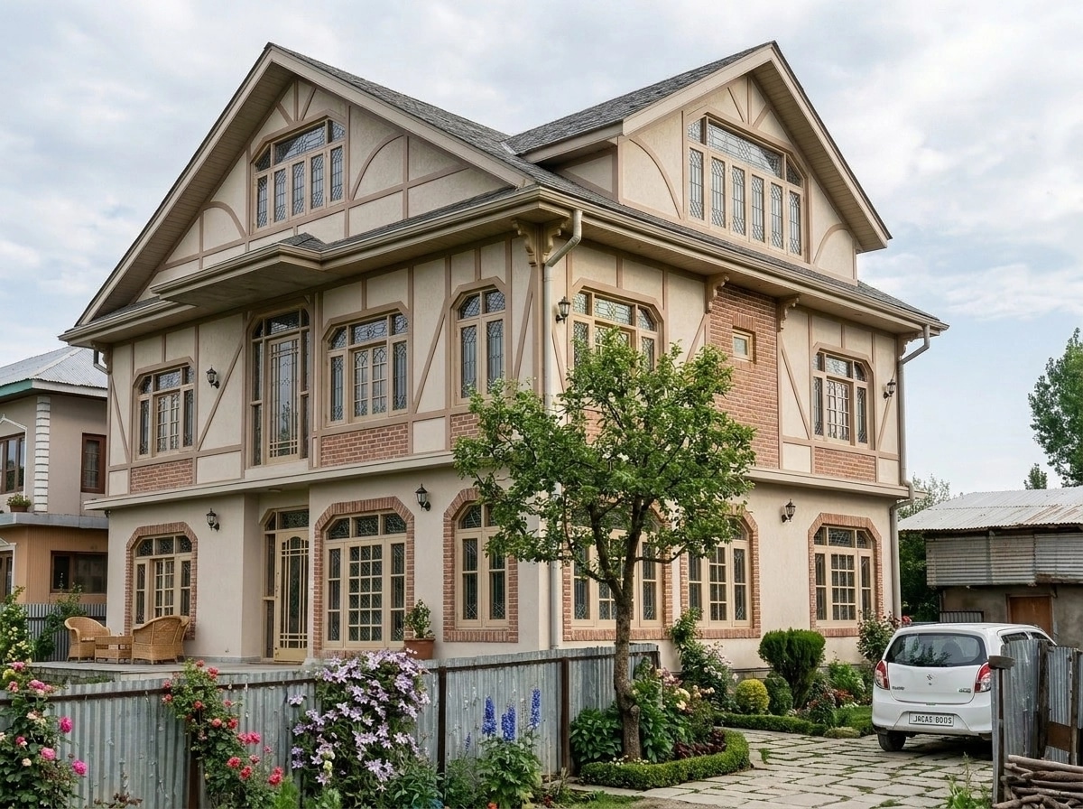 Facade design in Tudor Facade style — Facade by GenRoom AI