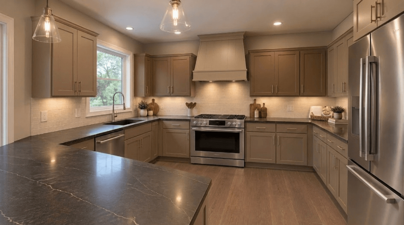 Kitchen interior in no_style style — photo by GenRoom AI