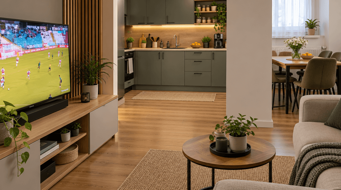 Kitchen interior in Contemporary style — photo by GenRoom AI