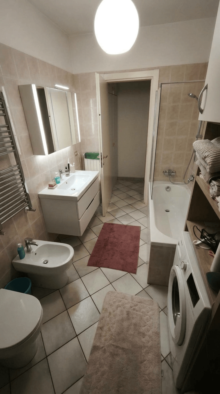 Bathroom interior in no_style style — photo by GenRoom AI