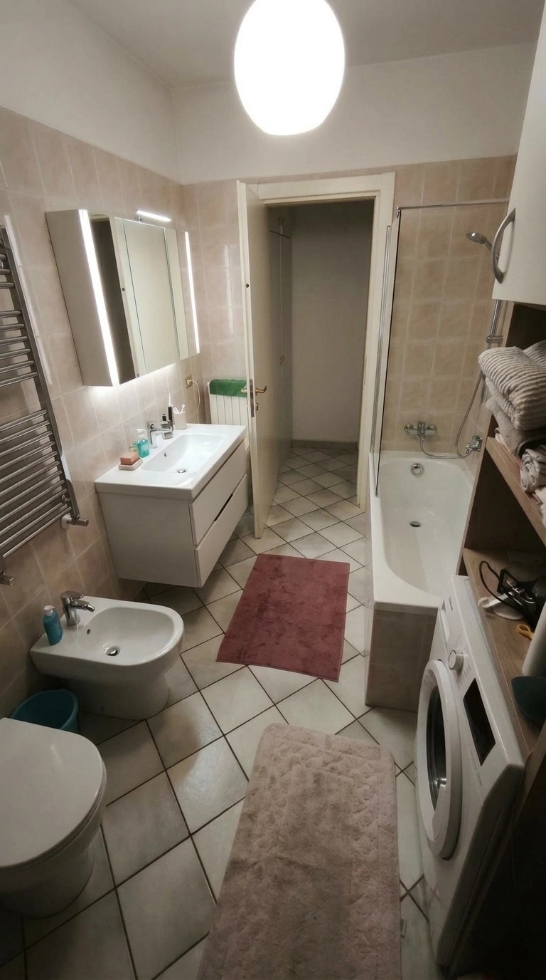 Bathroom interior in no_style style — photo by GenRoom AI