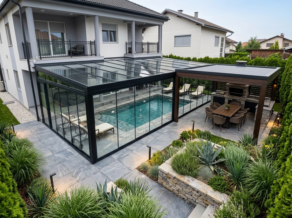 Landscape design in Contemporary Yard style — Yard by GenRoom AI