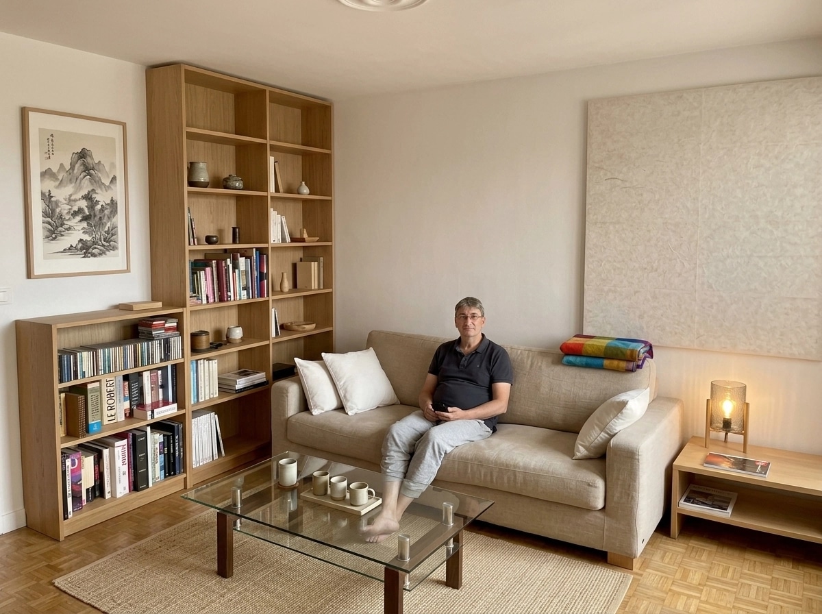 Interior design in Japandi style — Living Room by GenRoom AI