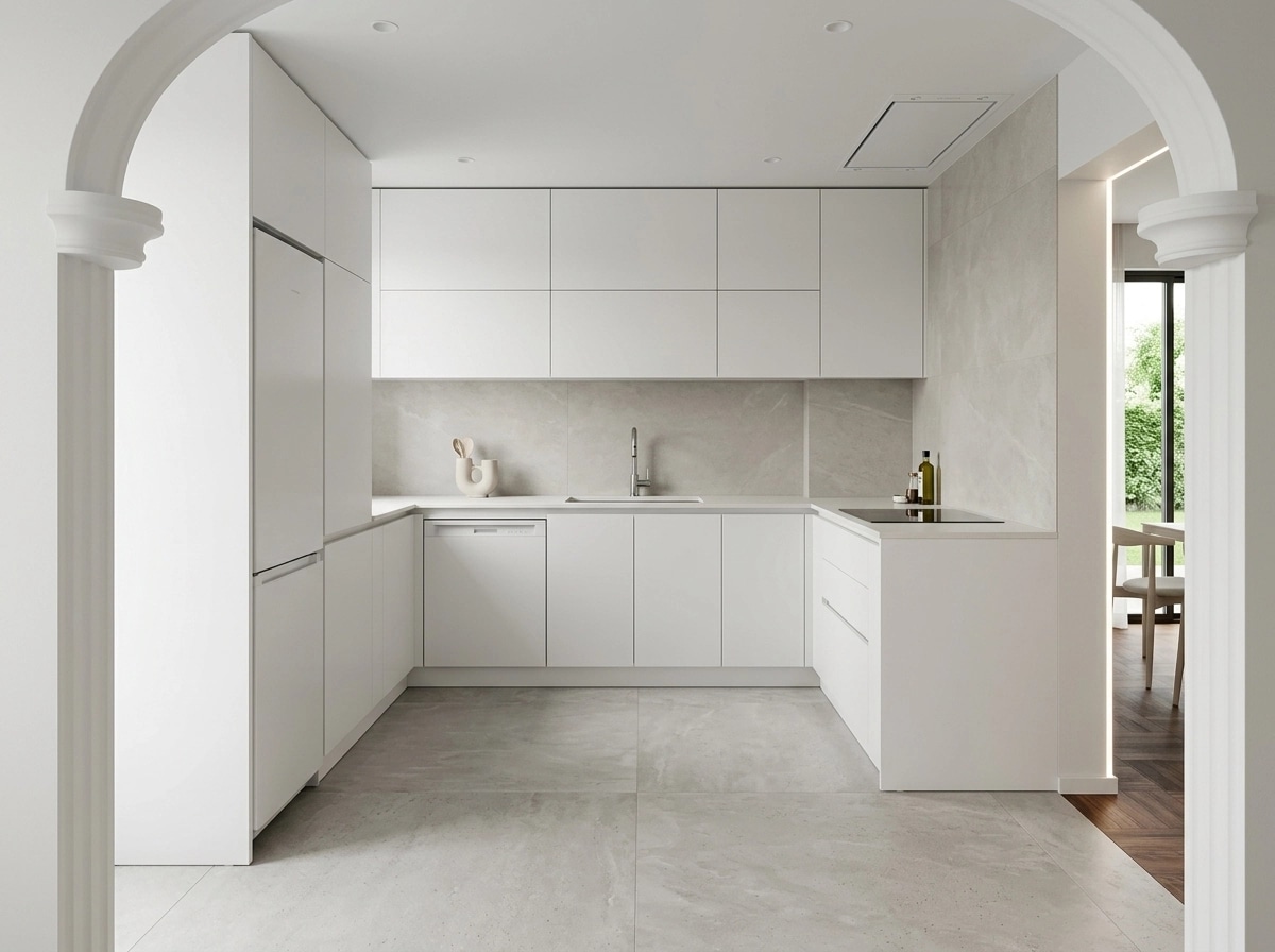 Minimalism Kitchen design — interior photo by GenRoom AI