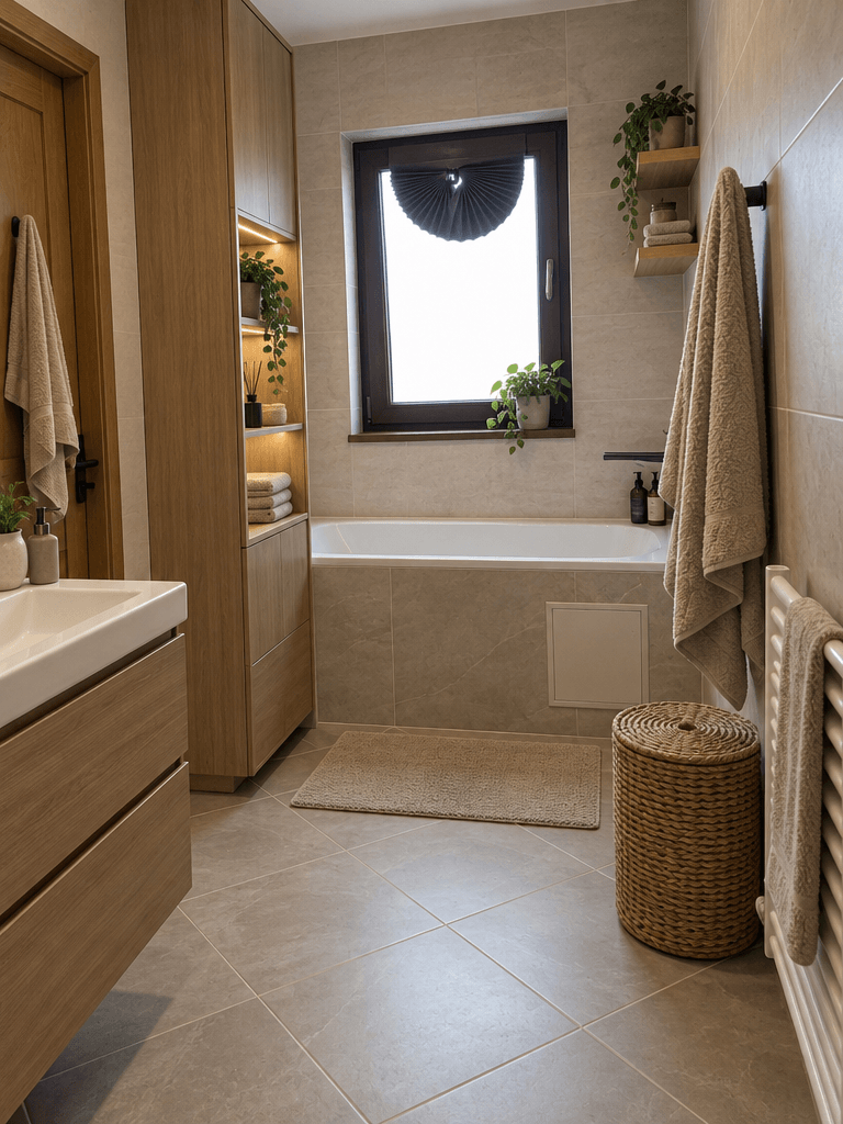Minimalism Bathroom design — interior photo by GenRoom AI