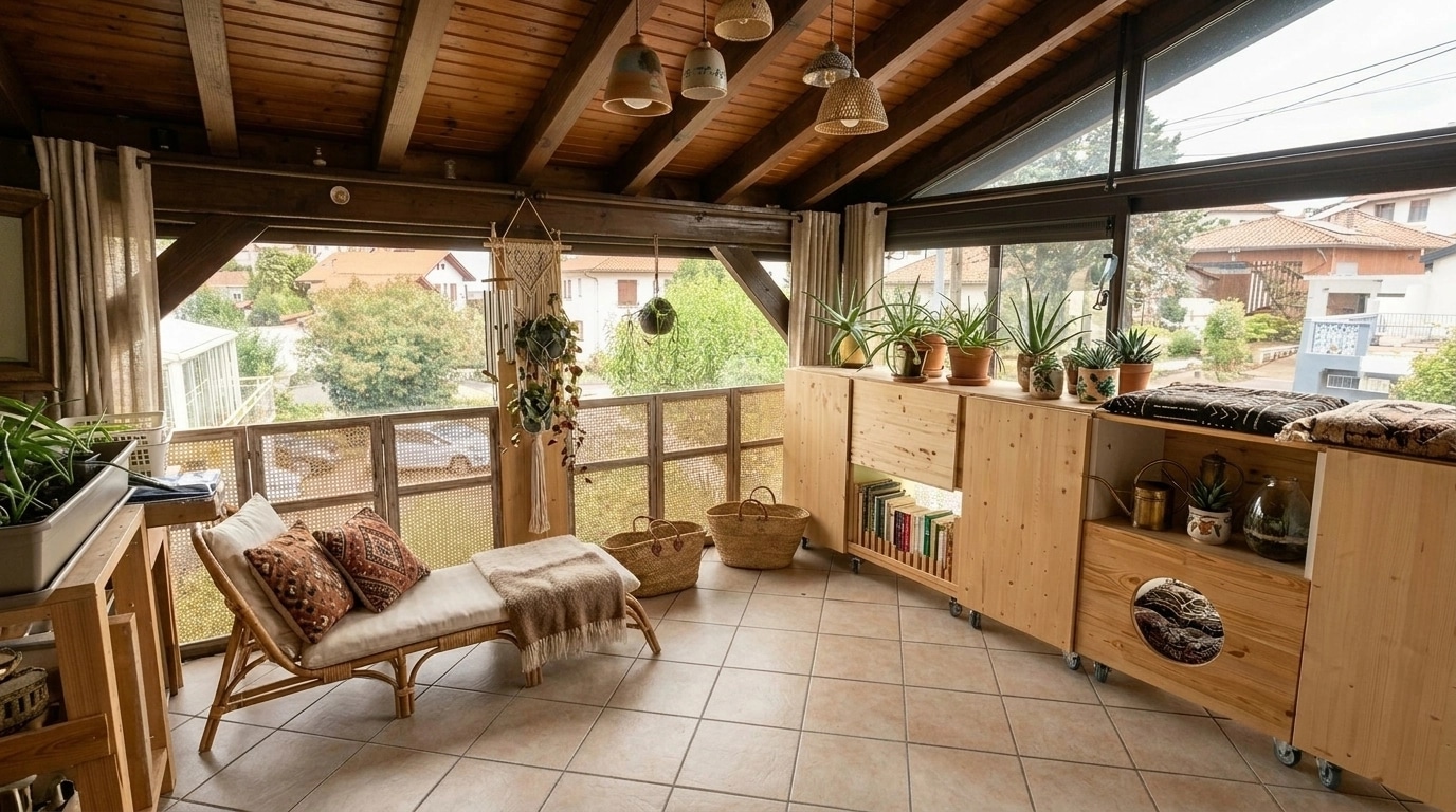 Interior design in Bohemian style — other by GenRoom AI