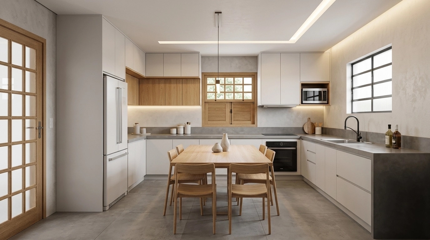 Minimalism Dapur design — interior photo by GenRoom AI