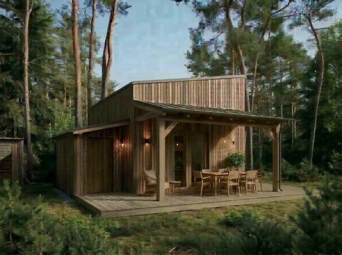 Facade design in Barnhouse Facade style — Facade by GenRoom AI