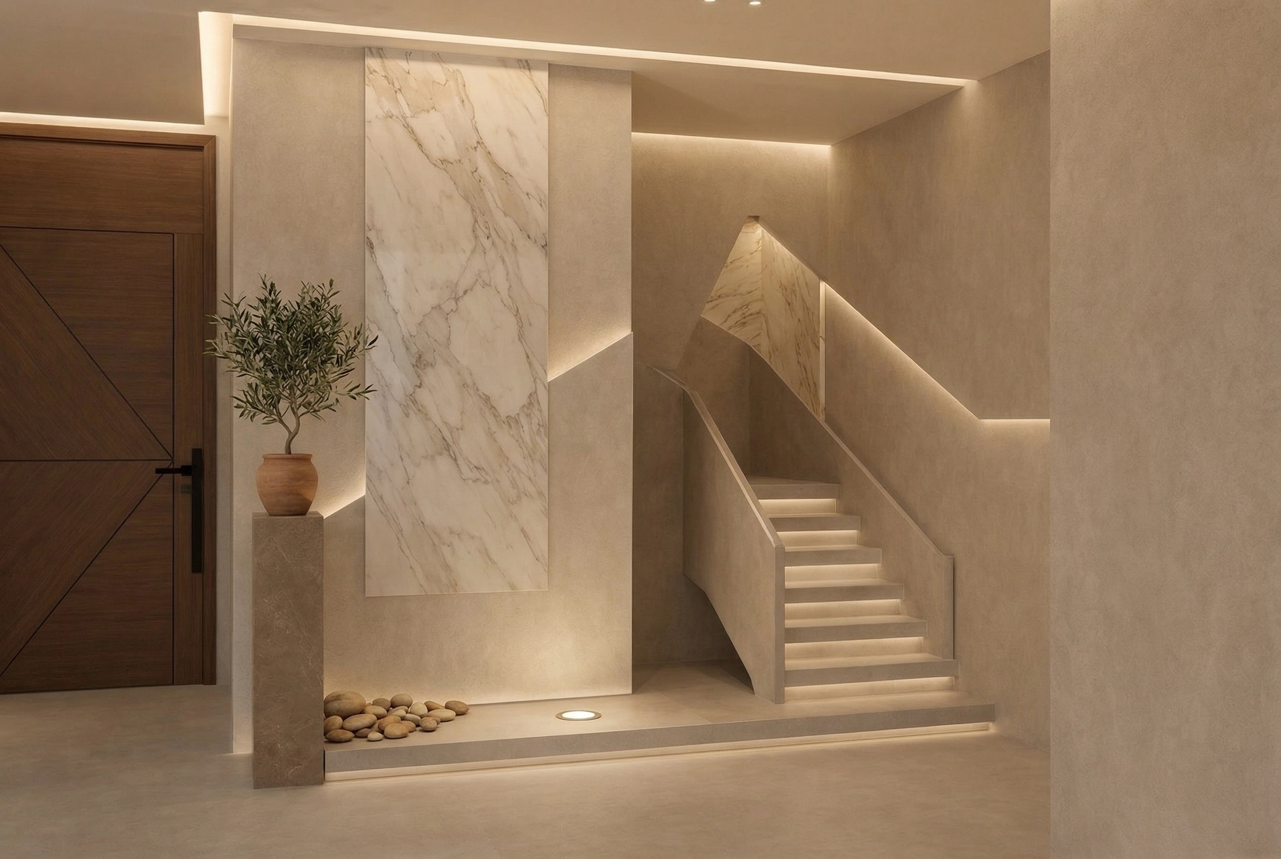 Interior design in Modern Farmhouse style — Hallway by GenRoom AI