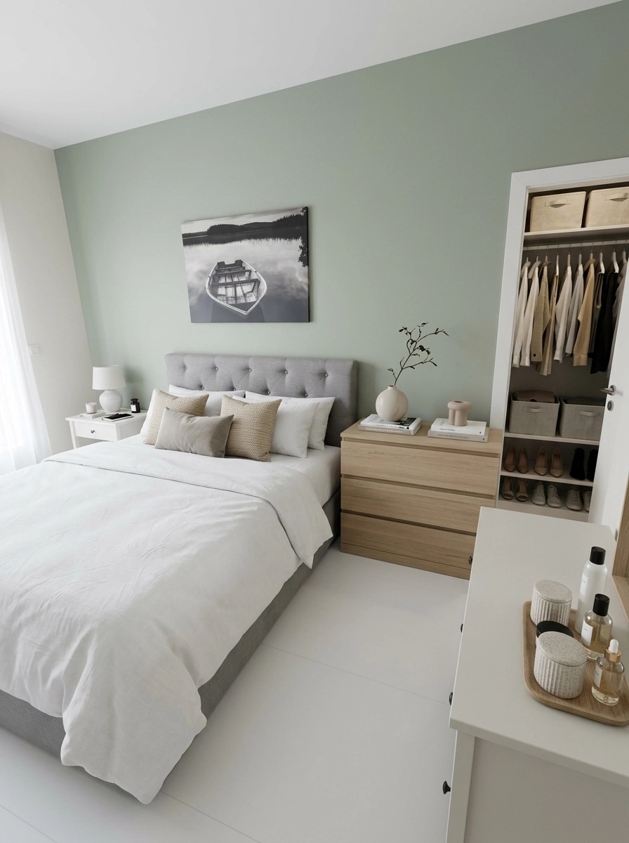 Interior design in Scandinavian style — Bedroom by GenRoom AI