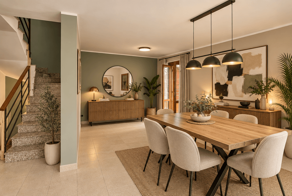 Interior design in Contemporary style — dining_room by GenRoom AI